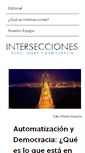Mobile Screenshot of intersecciones.org